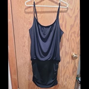 Black Spaghetti Strap Slip Dress